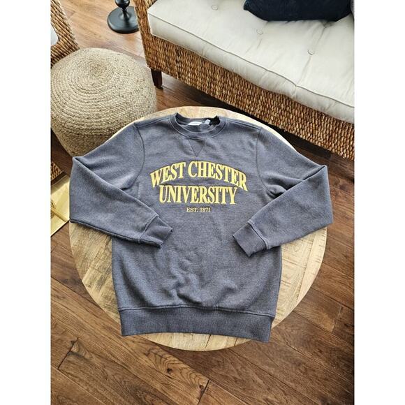 West Chester University Crewneck Gray Sweatshirt Unisex Women’s Size S - Picture 1 of 7